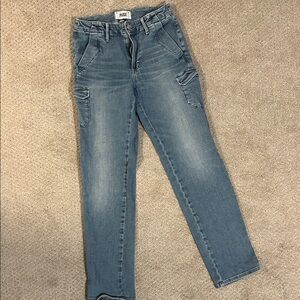 PAIGE Women's Classic Blue Straight Leg Jeans